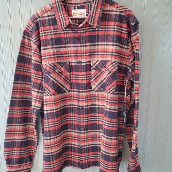 Freenote Benson Overshirt in Picante - Picture 1 of 4